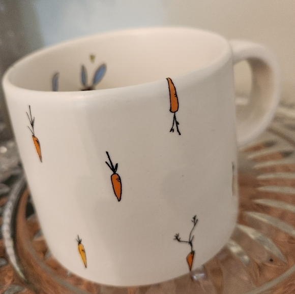 Magenta Jack's Carrots Mug - Discontinued, Adorable Rabbit & Carrot Design - Picture 4 of 7